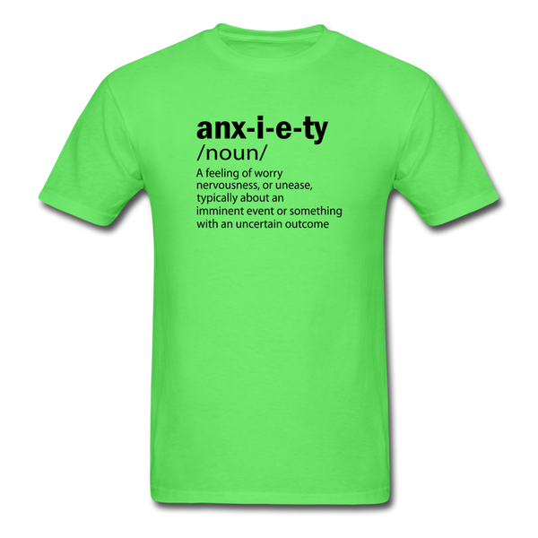 Unisex- Anxiety Defined - kiwi