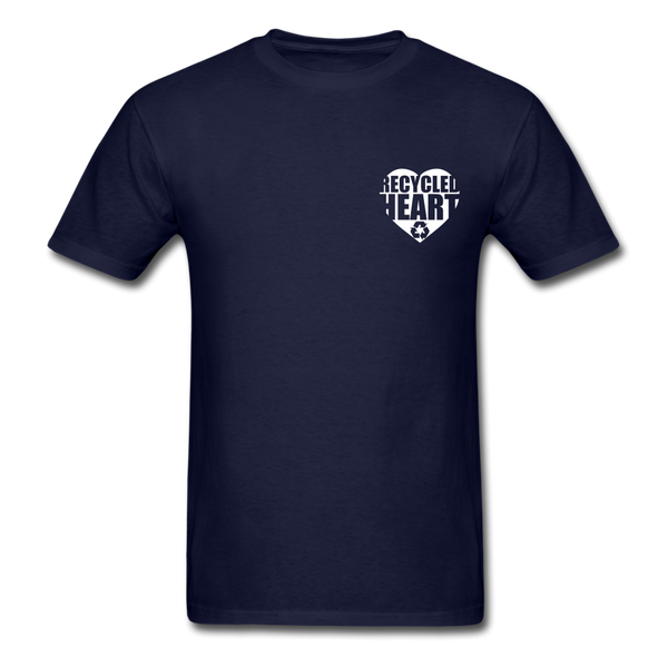 Unisex- Recycled Heart - navy