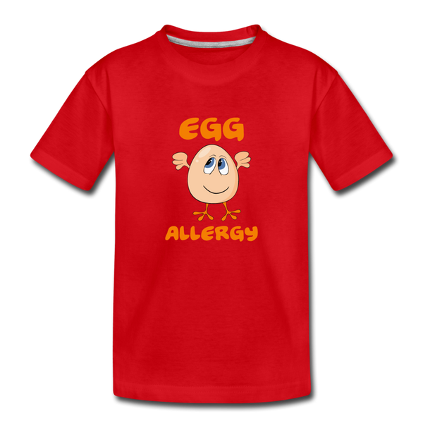 Youth- Egg Allergy - red