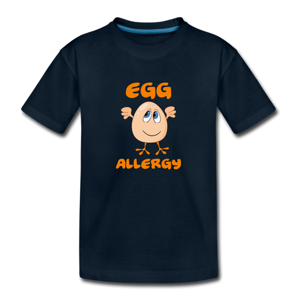 Youth- Egg Allergy - deep navy