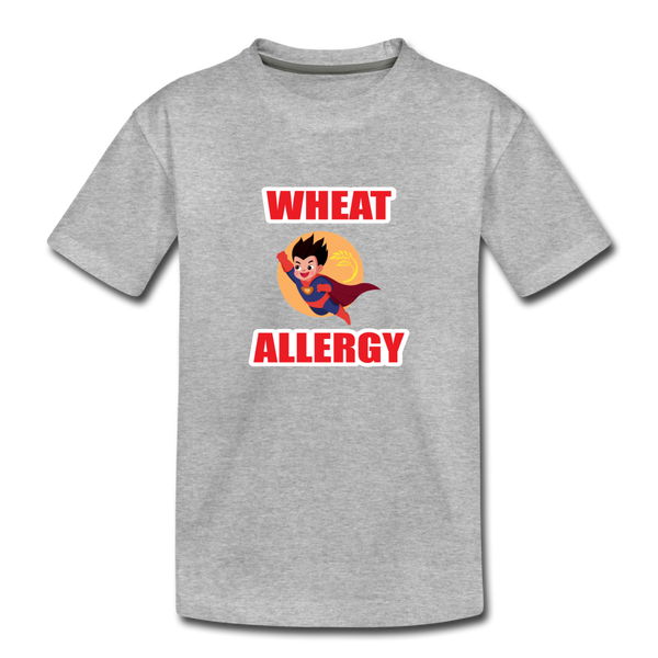 Youth- Wheat Allergy - heather gray