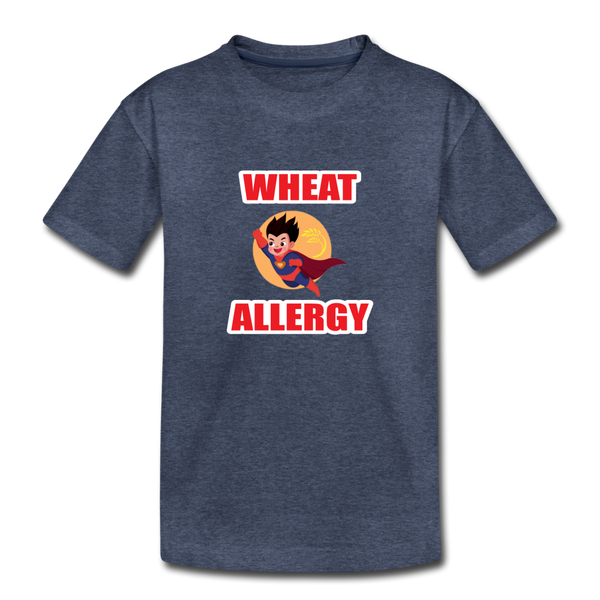 Youth- Wheat Allergy - heather blue