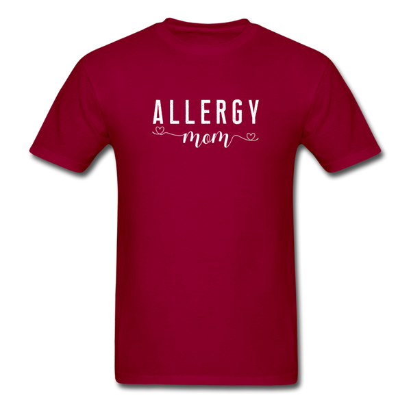 Women- Allergy Mom - dark red