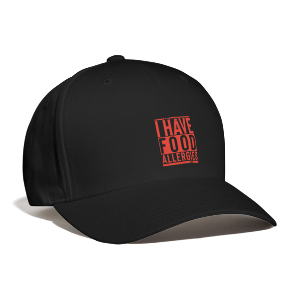 Dad Hat- Food Allergies - black