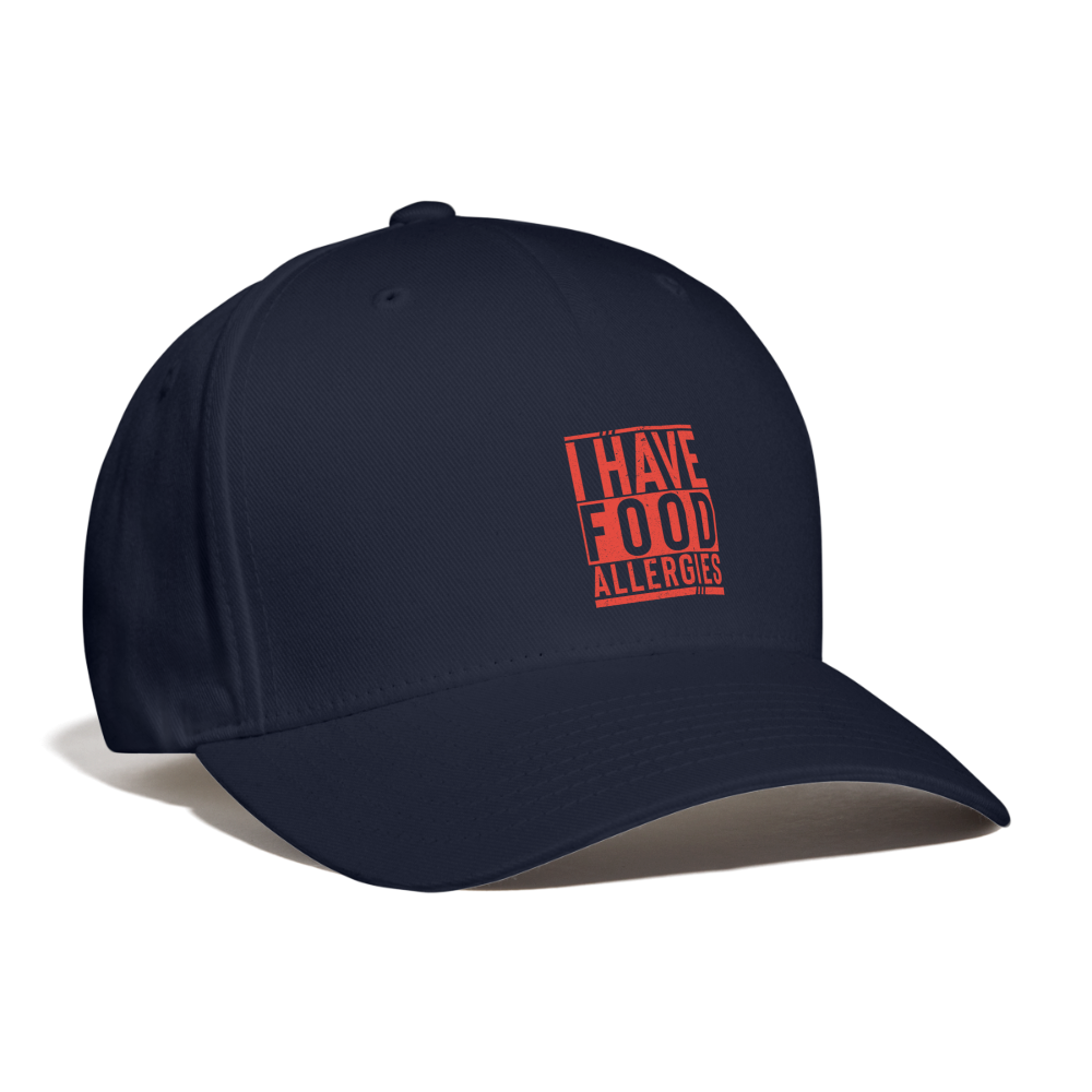 Dad Hat- Food Allergies - navy