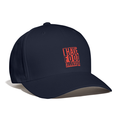 Dad Hat- Food Allergies - navy